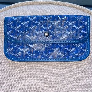 Authentic Goyard Saint Louis Pouch Coated Canvas
